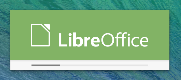 LibreOffice Vanilla on OSX splash screen