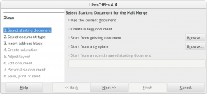 Mail merging documents is significantly faster